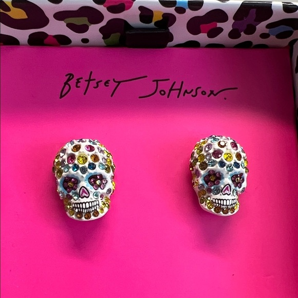 Betsey Johnson | Sugar Skull Earrings - Picture 8 of 8